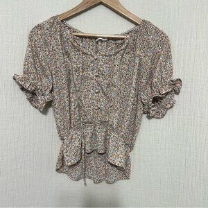 Sienna Sky floral blouse size M